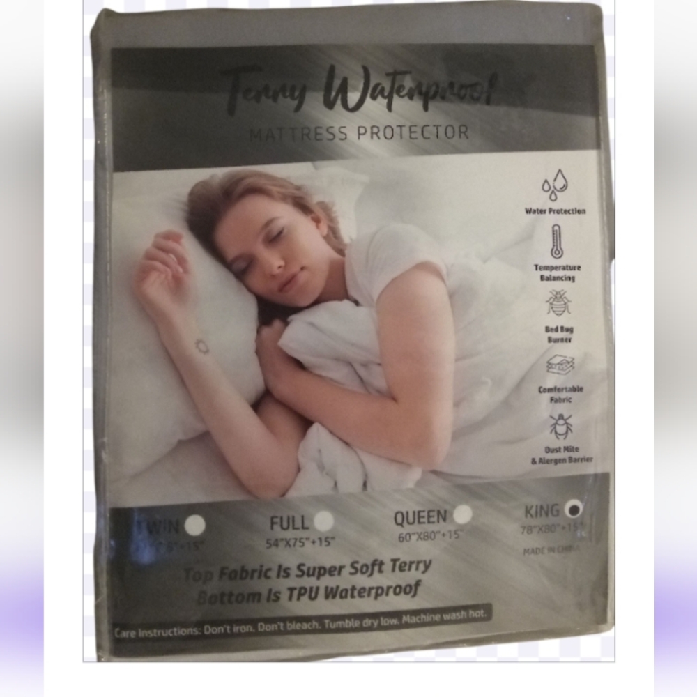 Waterproof‎ White Mattress Protector